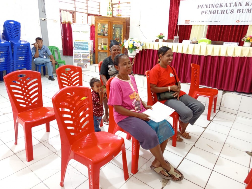 Masyarakat antusia mengikuti kegiatan pengecekan keanggotaan BPJS (KIM Kabuna/Okto)